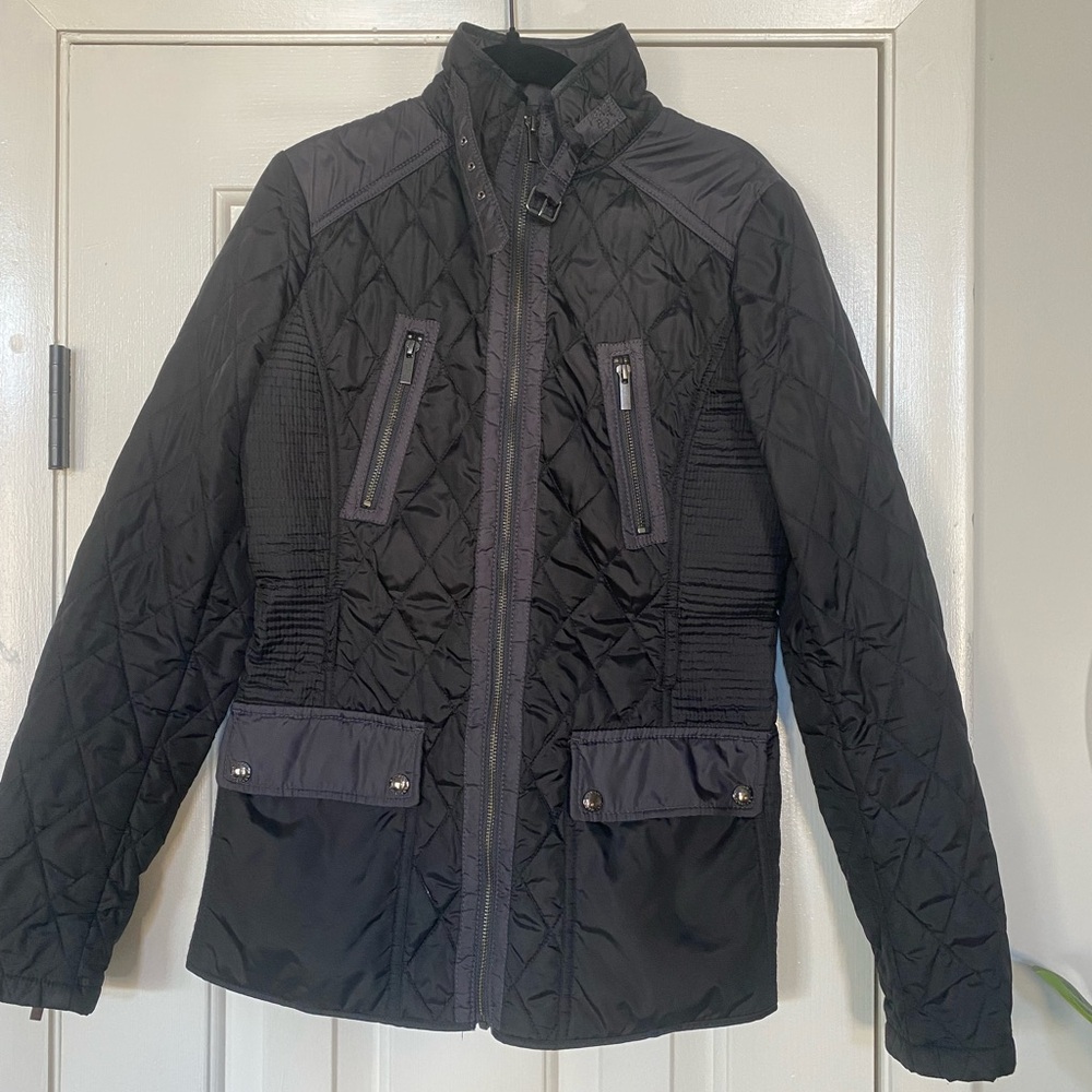 Banana Republic Black Quilted Jacket
